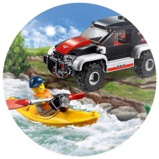 60240d disc vafa Lego City rafting in Kayak d15cm